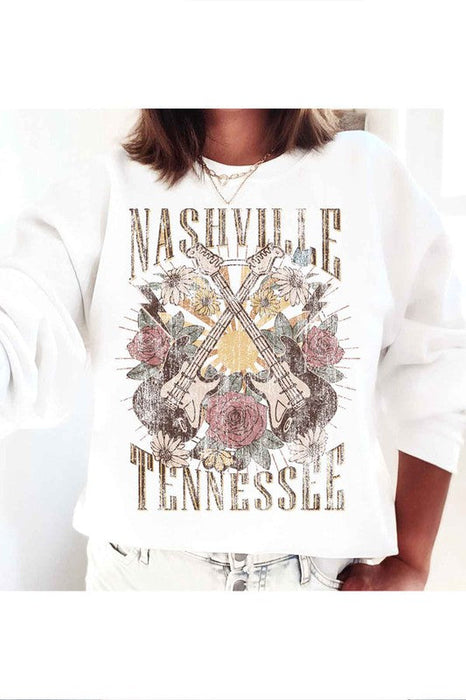 NASHVILLE TENNESSEE GRAPHIC SWEATSHIRT