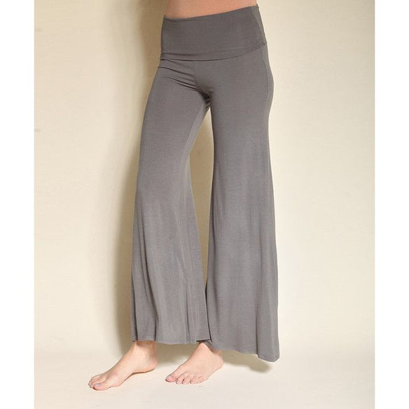 Open Leg Classic Bamboo Palazzo Pants