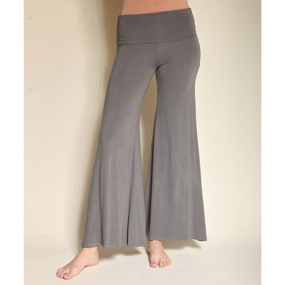 Open Leg Classic Bamboo Palazzo Pants