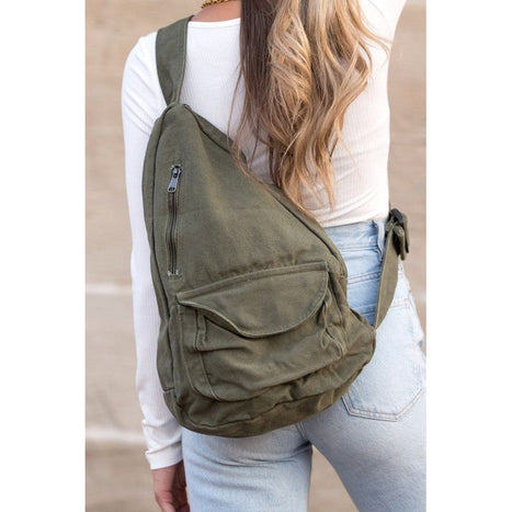 Aili's Corner Oversized Canvas Sling