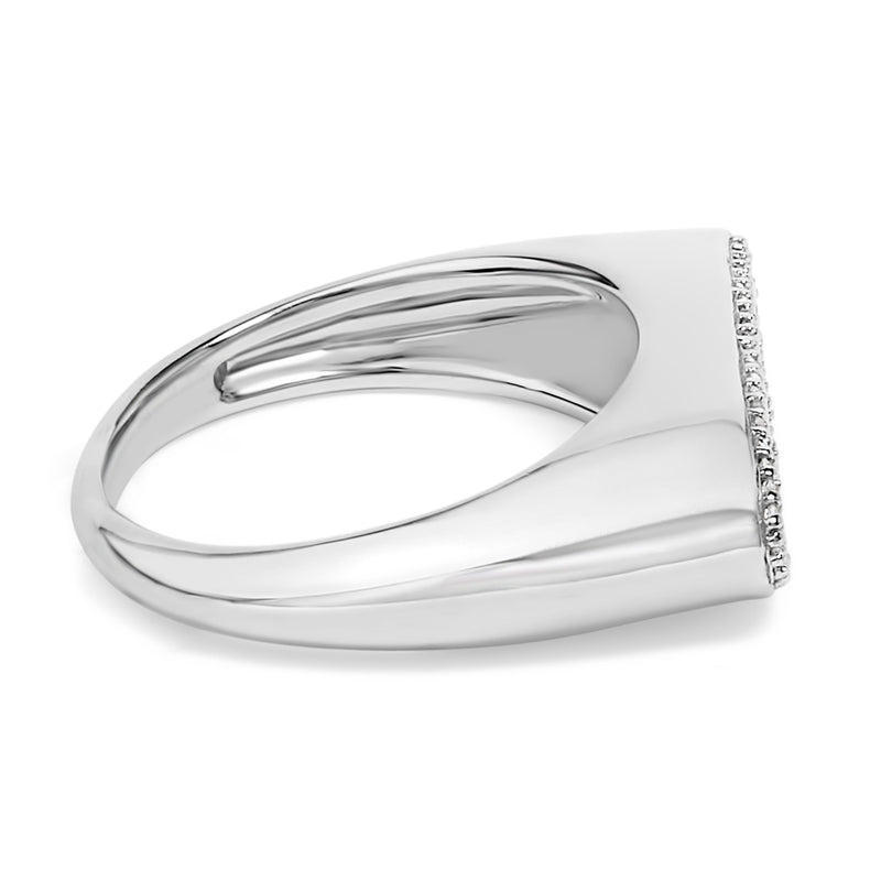Bids.com 14K Yellow Gold Plated Sterling Silver Diamond Accent Infinity Ring Rings