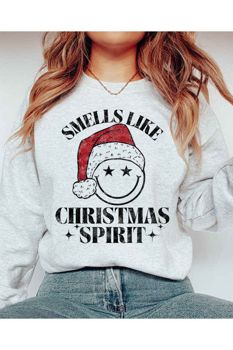 CHRISTMAS SPIRIT GRAPHIC SWEATSHIRT