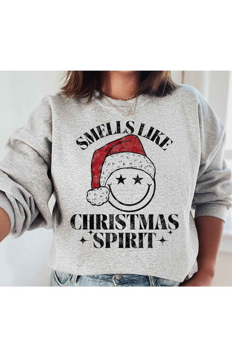 CHRISTMAS SPIRIT GRAPHIC SWEATSHIRT