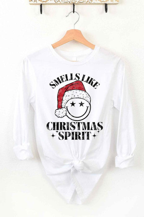 CHRISTMAS SPIRIT LONG SLEEVE TEE