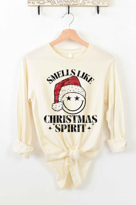 CHRISTMAS SPIRIT LONG SLEEVE TEE