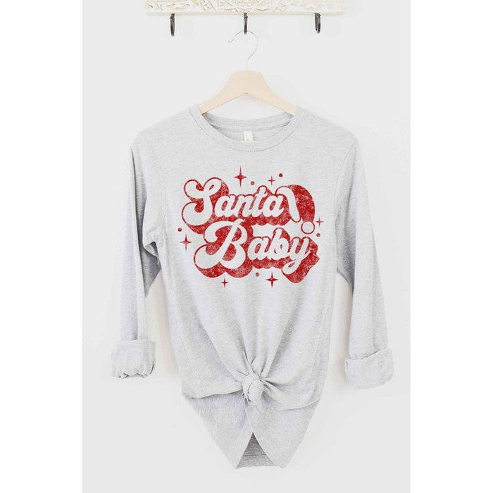 Alphia Santa Baby Christmas Long Sleeve Tee