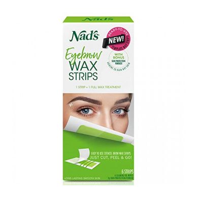 Nad's Nad's S Eyebrow Wax Strips For Easy Eyebrow Shaping 6ct Hair Removal