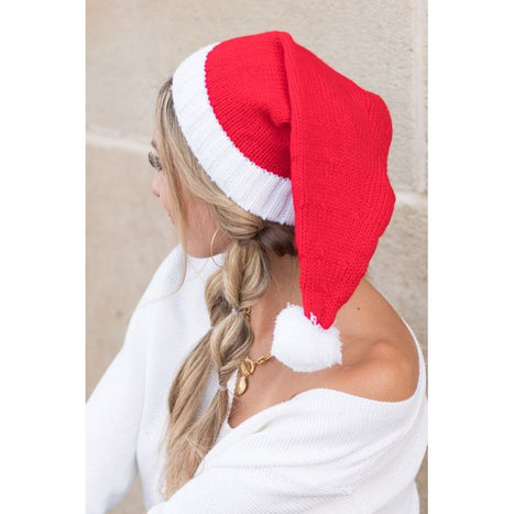 Santa Stocking Beanie Hat