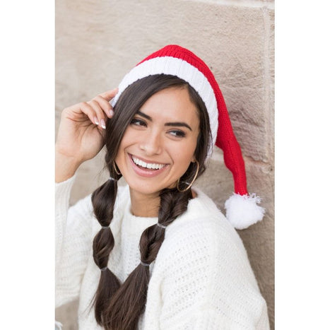 Santa Stocking Beanie Hat