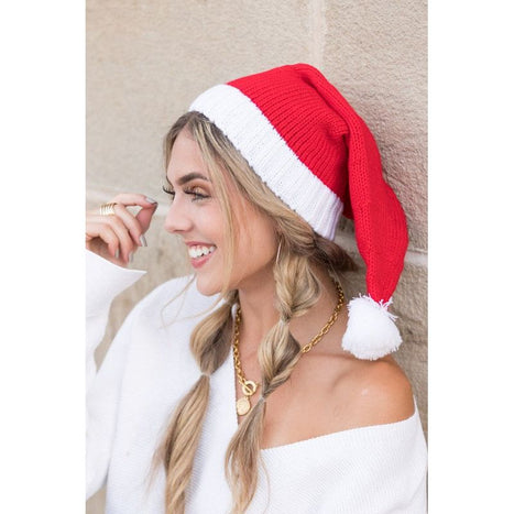 Santa Stocking Beanie Hat