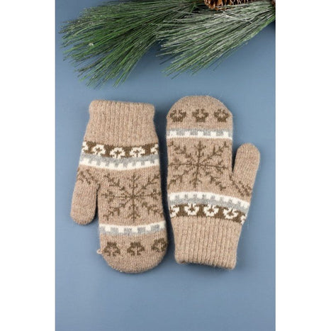 Nordic Snowflake  Mittens