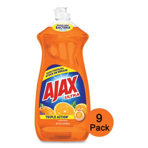 Ajax Ajax Dish Liquid/Hand Soap, Triple Action, Orange 28 Fl Oz Dish Detergent & Soap White Smoke