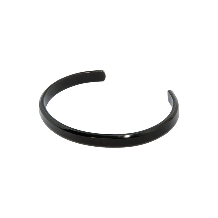 Streamline Cuff Bracelet X Black