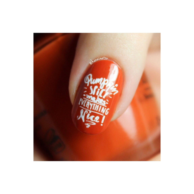 UberChic Beauty Hello Fall & Pumpkin Spice Stamping Plate