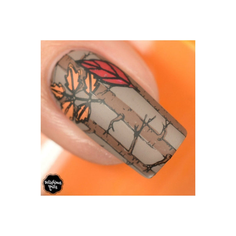 UberChic Beauty Lovely Leaves-03 Stamping Plate