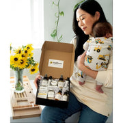Sunflower Motherhood Deluxe Self Care Gift Box Bath & Body Gift Set White Smoke