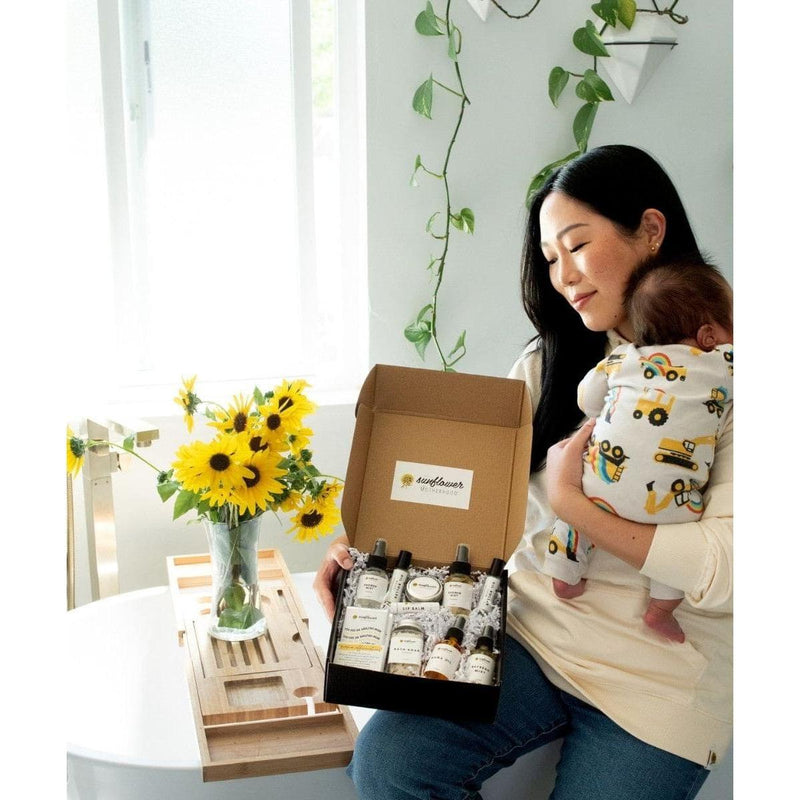 Sunflower Motherhood Deluxe Self Care Gift Box Bath & Body Gift Set