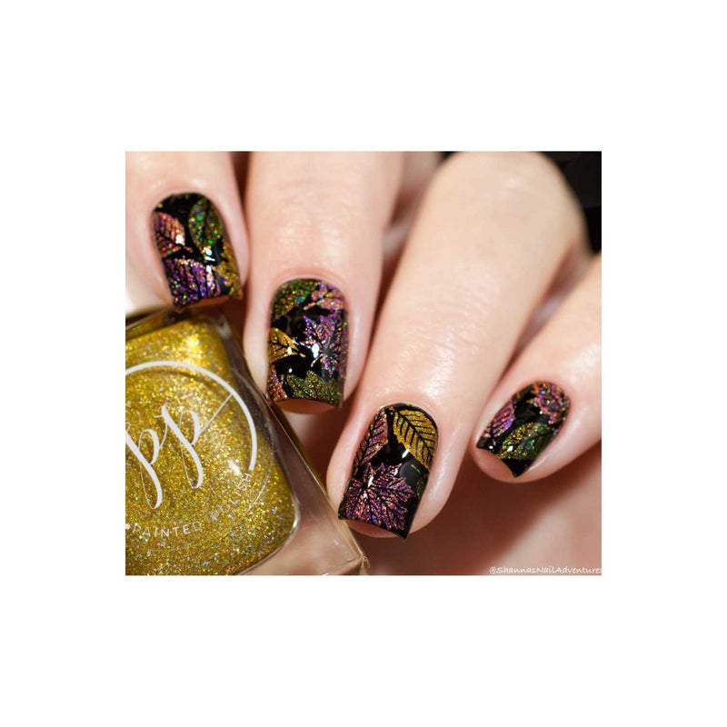 UberChic Beauty Lovely Leaves-02 Stamping Plate