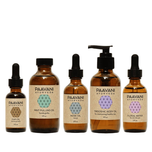 Paavani Ayurveda Dinacharya Ritual Kit | Ayurvedic Daily Self-Care for Balance & Vitality variable
