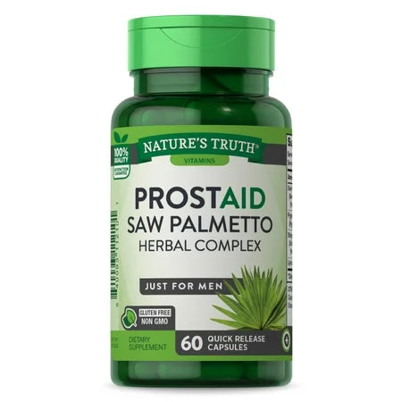 Nature's Truth Nature s Truth Prostaid | 60 Capsules | Prostate Health Supplement for Men | Saw Vitamins & Supplements