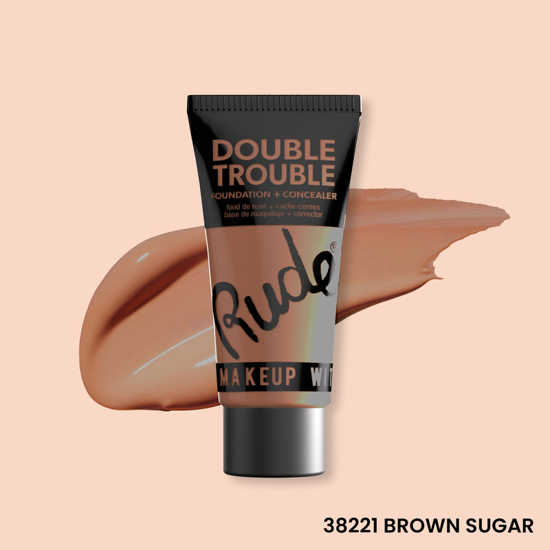 Rude Cosmetics Double Trouble Foundation and Concealer Foundation