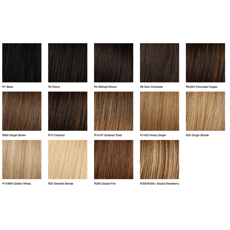 VIP Extensions Hairdo 18 Simply Straight Wrap Around Ponytail, Color RL12/22 Cappuccino Hair Extension