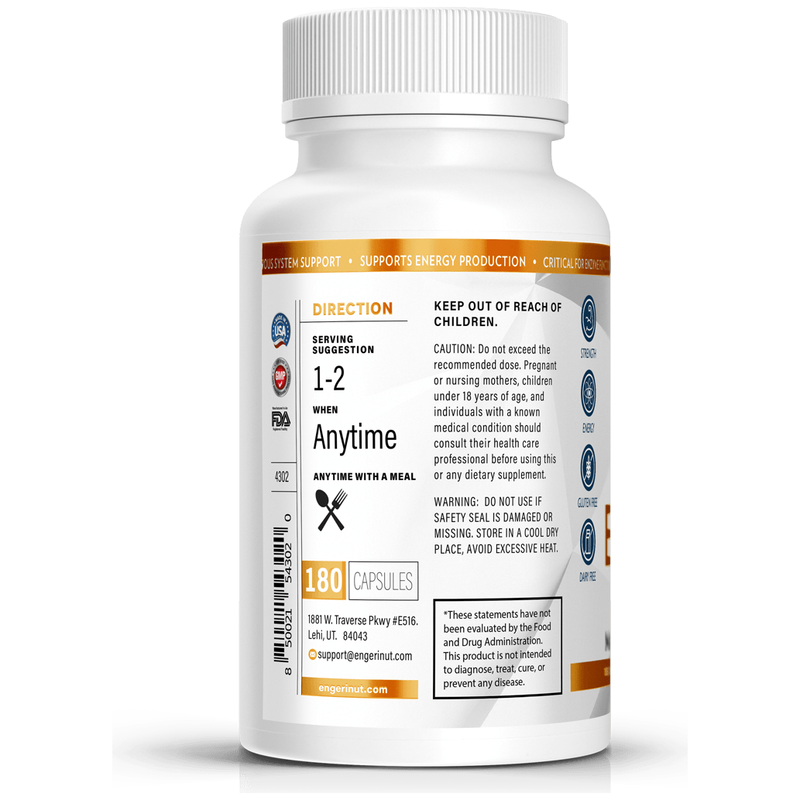 Energi Nutrition Magnesium Glycinate Supplement