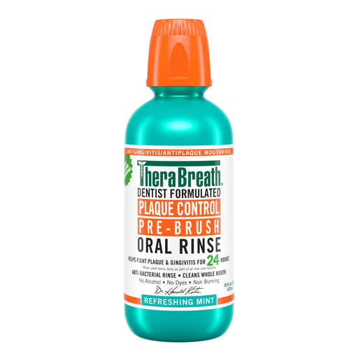 Therabreath Therabreath Plaque Control Pre-Brush Oral Rinse - Refreshing Mint Flavor Oral Care