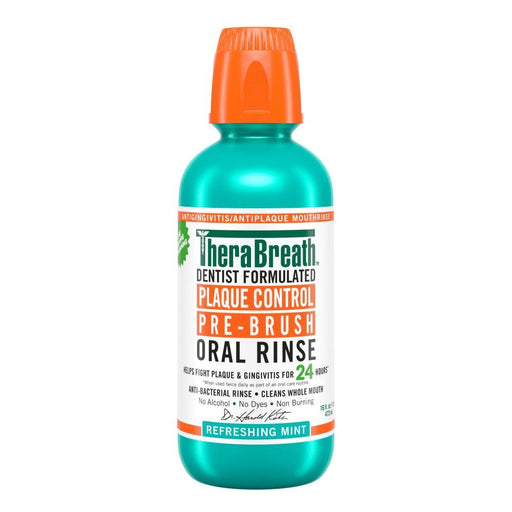 Therabreath Therabreath Plaque Control Pre-Brush Oral Rinse - Refreshing Mint Flavor Oral Care
