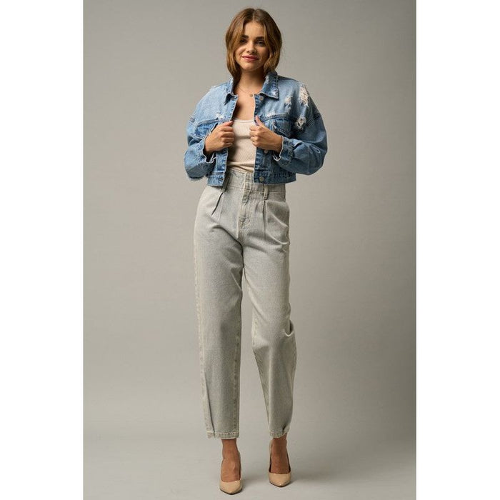 High Rise Balloon Jeans