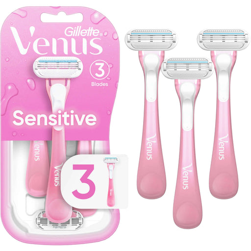 Gillette Gillette Venus Sensitive Women's Disposable Razor, 3 Count, Womens Razors / Blades Shaving & Grooming