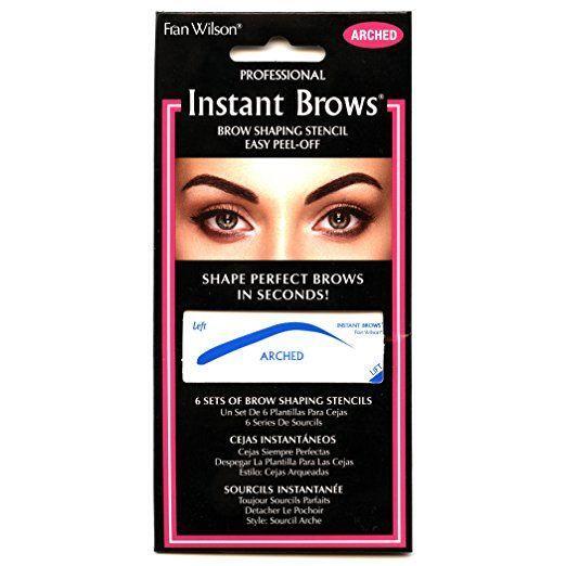 0 FRAN WILSON Instant Brows Brow Shaping Stencil (ARCHED) Lash & Brow Growth Treatments