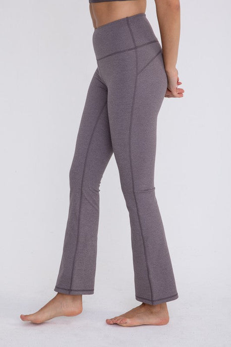 Flare Swoop Back High-Waisted Leggings