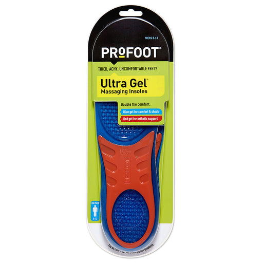 Profoot Profoot® Ultra Gel Insoles – Men’s Sizes 8-13 (1 Pair) Insoles & Inserts