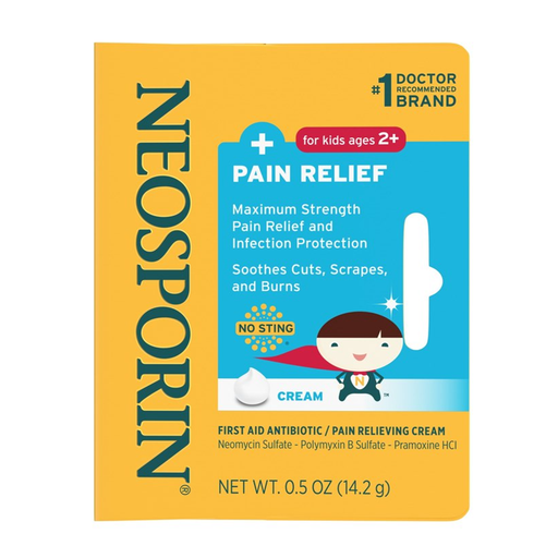 Neosporin Neosporin First Aid Antibiotic + Pain Relief Cream For Kids, .5 Oz First Aid