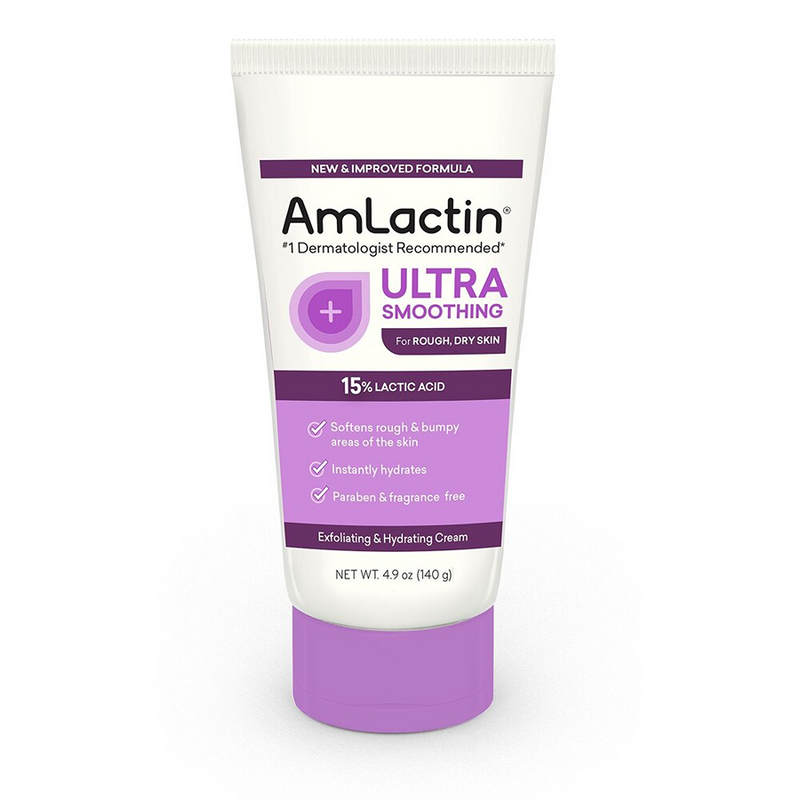AmLactin AmLactin Ultra Smoothing Intensely Hydrating Cream with 15% Lactic Acid, 4.9 oz Lotion & Moisturizer White Smoke