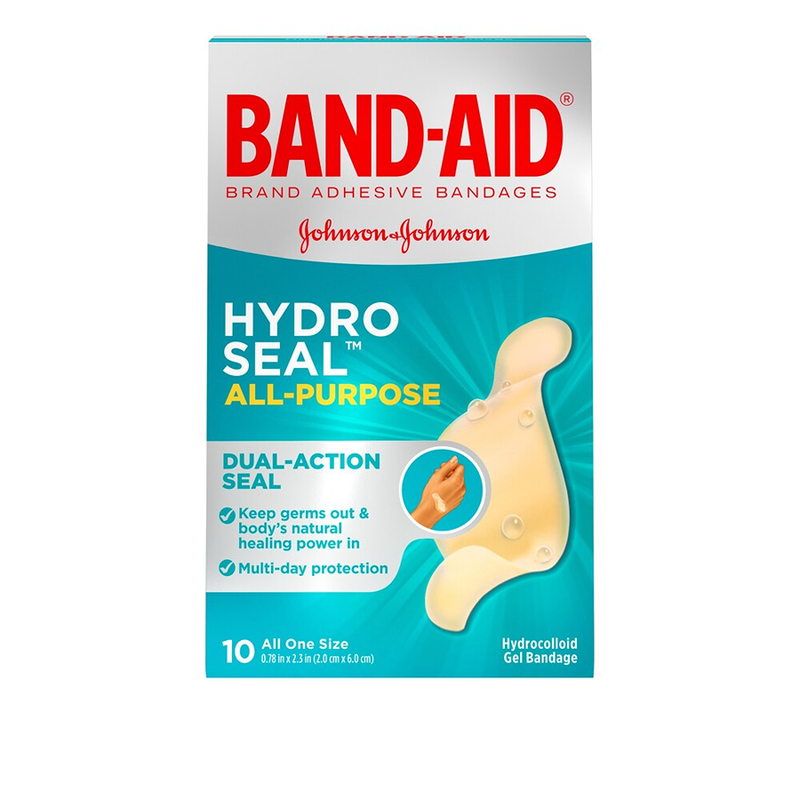 Band-Aid Band-Aid Brand Hydro Seal All Purpose – 10 Count First Aid Lavender