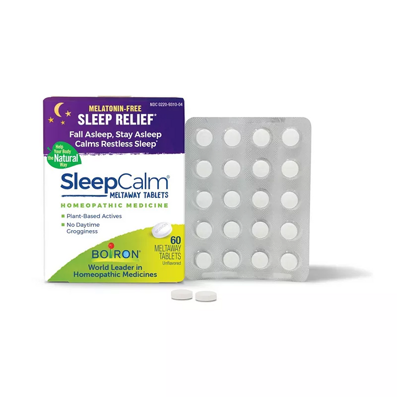 Boiron Boiron Sleep Calm Unflavored  Sleep Relief  60 Meltaway Tablets Health & Beauty White Smoke