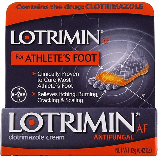 Lotrimin Lotrimin AF Cream For Athlete’s Foot, Clotrimazole 1% Antifungal Treatment, 0.42oz Health & Beauty
