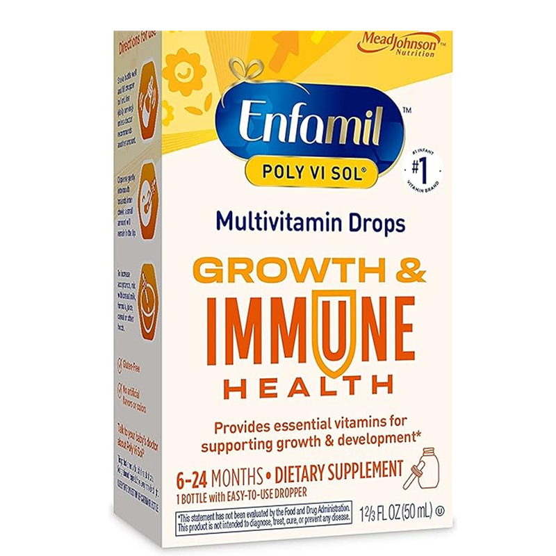 Enfamil Enfamil Poly-Vi-Sol Liquid Multivitamin Supplement Drops - 1.69 Oz Vitamins & Supplements