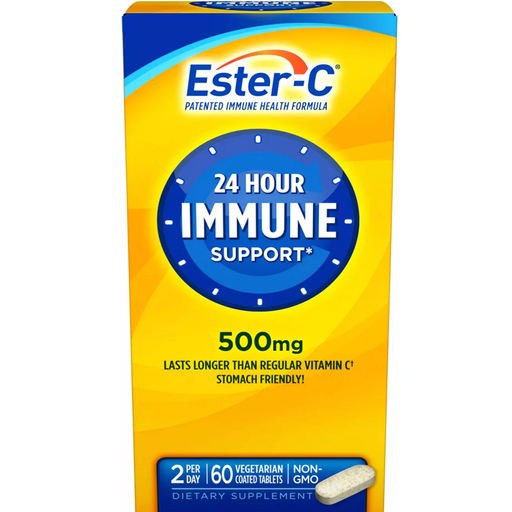 Ester-C Ester-C Immune Support, 24 Hour, 500 Mg, Vegetarian Coated Tablets Vitamins & Supplements