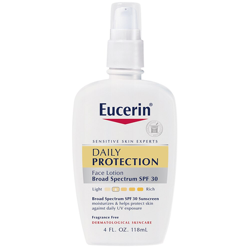 Eucerin Eucerin Daily Protection Broad Spectrum Face Lotion & Sunscreen, SPF 30, 4 Fl Oz Lotion & Moisturizer
