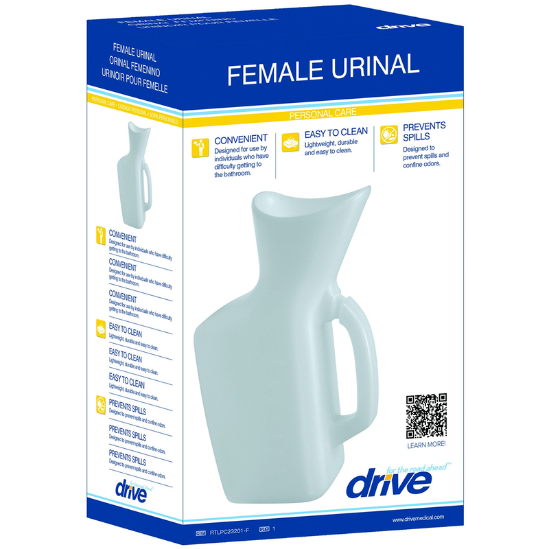 Drive Medical Drive Medical Lifestyle Incontinence Aid Female Urinal Urinals