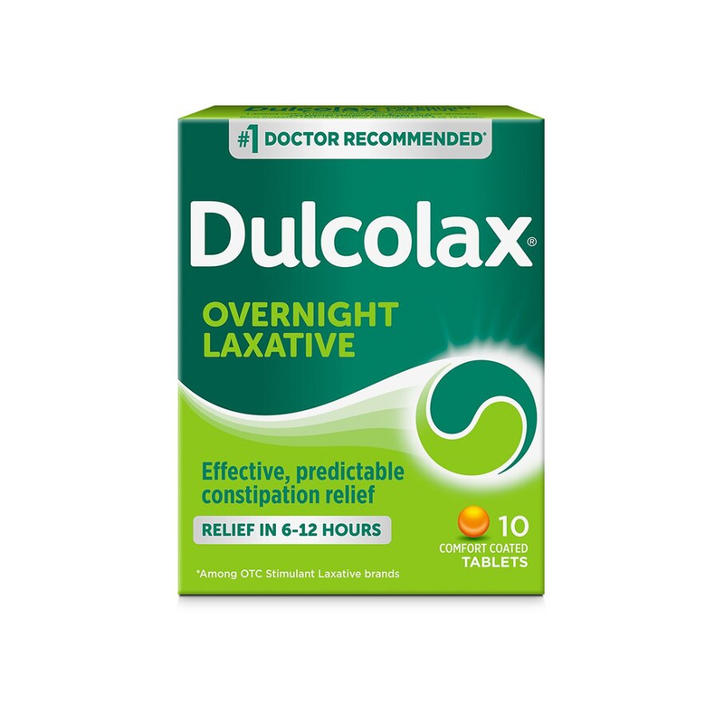 Dulcolax Dulcolax Overnight Relief 5 Mg Laxative Comfort Coated Tablets Health & Beauty