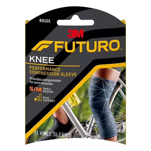 Futuro Futuro Performance Compression Knee Sleeve - Small/Medium Supports & Braces