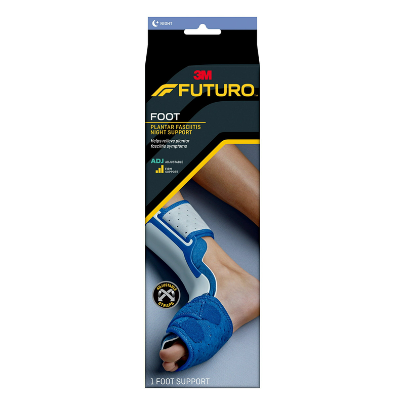 Futuro Futuro Night Plantar Fasciitis Sleep Support Adjustable Arch Support Black