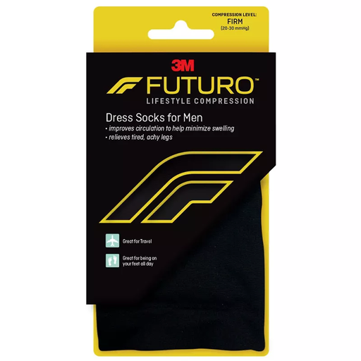 Futuro Futuro Restoring Dress Socks For Men Firm Medium Black Health & Beauty