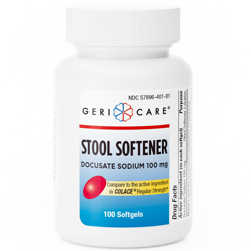 GeriCare GeriCare Docusate Sodium 100 Mg Capsules, 100ct Health & Beauty