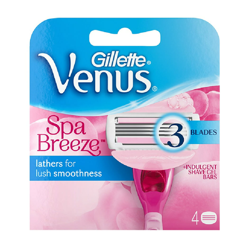 Gillette Gillette Venus Spa Women's White Tea Scented Razor Blade Refills 4 Count, Womens Razors / Blades Shaving & Grooming