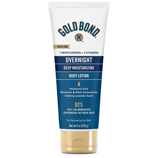 Gold Bond Gold Bond Body Lotion, Deep Moisturizing, Overnight - 8 Ounce Lotion & Moisturizer